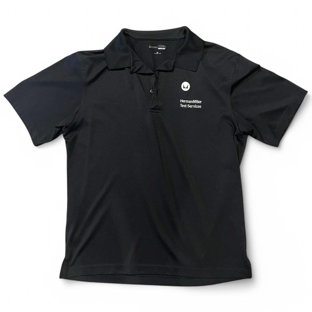 Herman Miller Black Polo Shirt